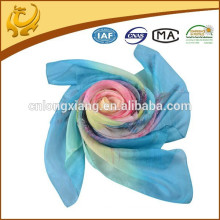 2015 Newest Women 100% Silk Print Scarves, Flower Printed Scarf,Square Printed Spring Scarf